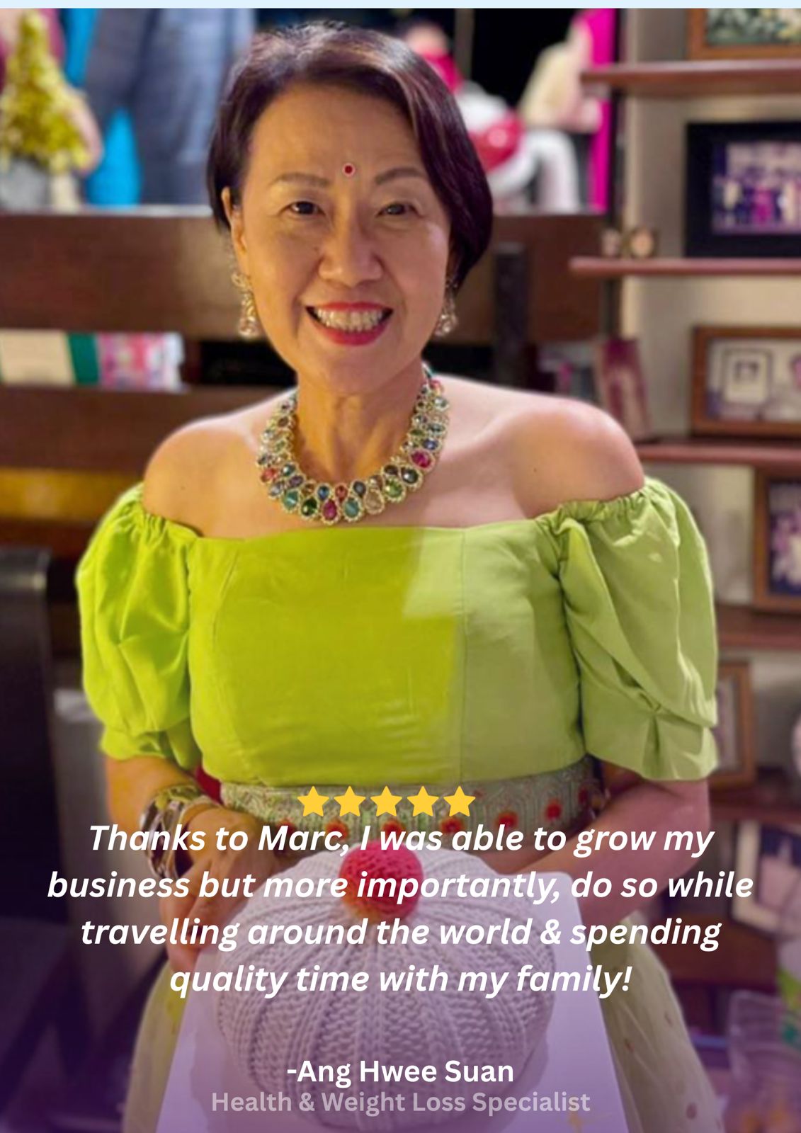 Ang Hwee Suan testimonial