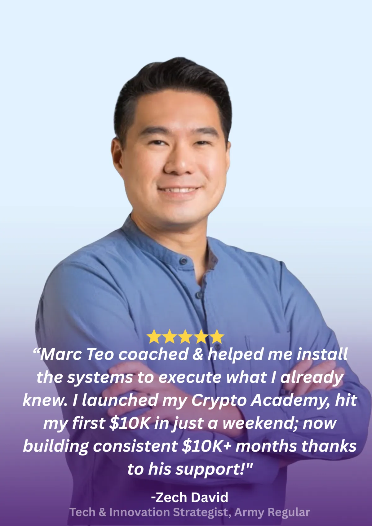 Zech David testimonial